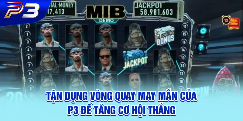 Tận dụng vòng quay may mắn của P3 để tăng cơ hội thắng